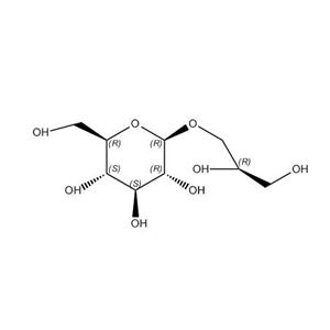 不死草對照品1,(2R,3R,4S,5S,6R)-2-((R)-2,3-dihydroxypropoxy)-6-(hydroxymethyl)tetrahydro-2H-pyran-3,4,5-triol