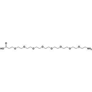 氨基-八聚乙二醇-羧基，Amino-PEG8-acid，H2N-PEG8-COOH