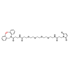 DBCO-PEG4-Maleimide,二苄环辛基-PEG4-马来酰亚胺