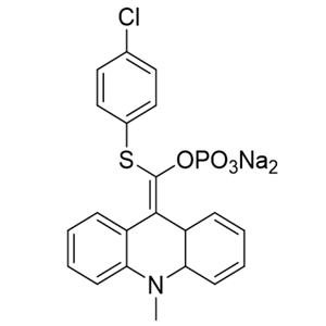 （4-氯苯巰基）（10-甲基-9,10-二氫化吖啶亞甲基）磷酸二鈉鹽，APS-5