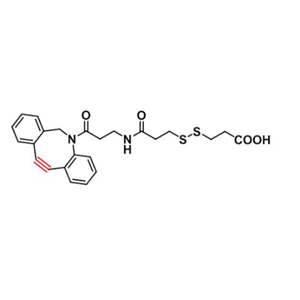 二苯并環(huán)辛炔-二硫鍵-羧基,DBCO-SS-Acid,DBCO-SS-COOH,DBCO-SS-Acid