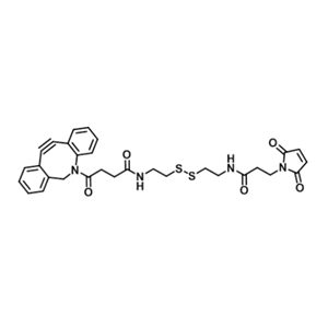 DBCO-SS-Maleimide,二苯并环辛炔-二硫键-马来酰亚胺