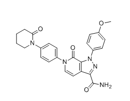 阿哌沙班杂质17,1-(4-methoxyphenyl)-7-oxo-6-(4-(2-oxopiperidin-1-yl)phenyl)-6,7-dihydro-1H-pyrazolo[3,4-c]pyridine-3-carboxamide