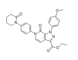 阿哌沙班杂质18,ethyl 1-(4-methoxyphenyl)-7-oxo-6-(4-(2-oxopiperidin-1-yl)phenyl)-6,7-dihydro-1H-pyrazolo[3,4-c]pyridine-3-carboxylate