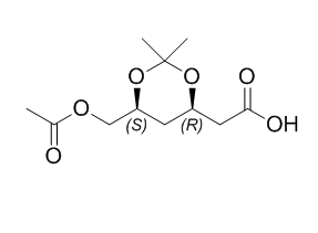 瑞舒伐他汀钙杂质41,2-((4R,6S)-6-(acetoxymethyl)-2,2-dimethyl-1,3-dioxan-4-yl)acetic acid