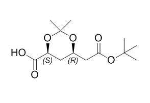 瑞舒伐他汀钙杂质42,(4S,6R)-6-(2-(tert-butoxy)-2-oxoethyl)-2,2-dimethyl-1,3-dioxane-4-carboxylic acid