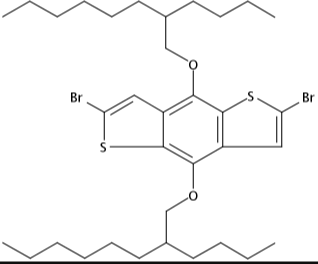 2,6-二溴-4,8-双[(2-丁基正辛基)氧]苯并[1,2-B:4,5-B']二噻吩,2,6-Dibromo-4,8-bis((2-butyloctyl)oxy)benzo[1,2-b:4,5-b']dithiophene