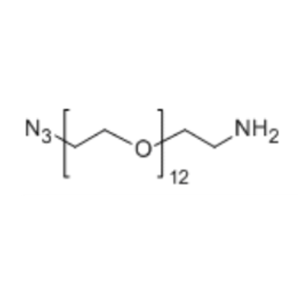 Azido-PEG12-Amine， N3-PEG12-NH2，叠氮-十二聚乙二醇-氨基