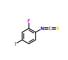 2-氟-4-碘-1-异硫氰酸根合苯,2-fluoro-4-iodo-1-isothiocyanatobenzene