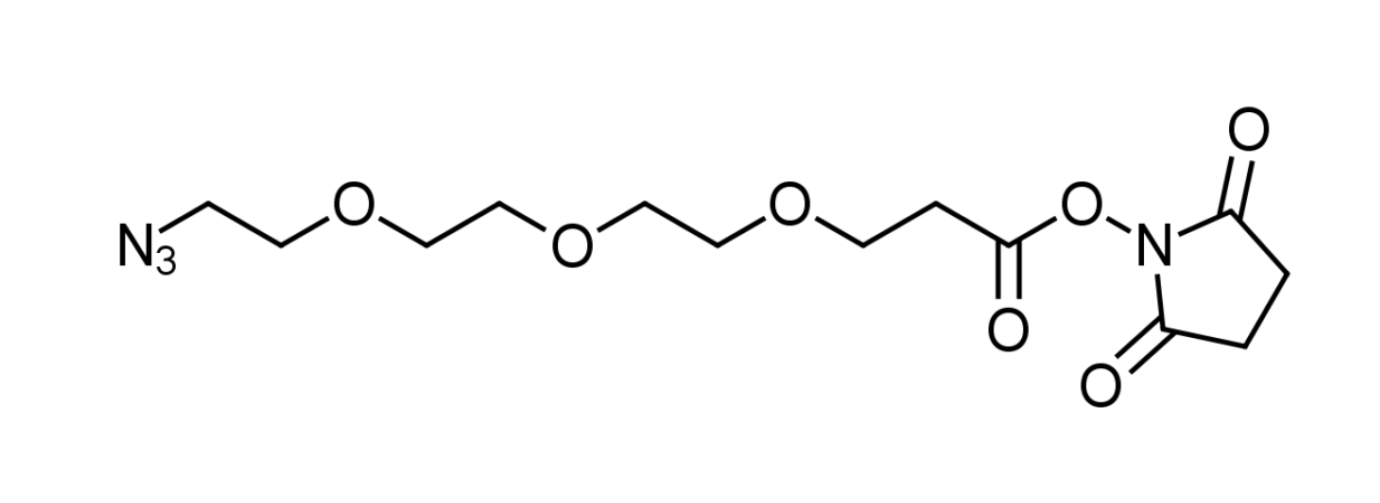 N3-PEG3-NHS，Azido-PEG3-NHS ester，叠氮-三聚乙二醇-琥珀酰亚胺,N3-PEG3-NHS,Azido-PEG3-NHS ester