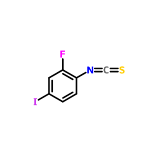 2-氟-4-碘-1-异硫氰酸根合苯,2-fluoro-4-iodo-1-isothiocyanatobenzene