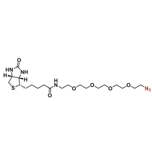Biotin-PEG4-azide，Biotin-PEG4-N3，生物素-PEG4-叠氮化物