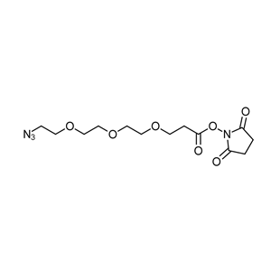 N3-PEG3-NHS，Azido-PEG3-NHS ester，叠氮-三聚乙二醇-琥珀酰亚胺