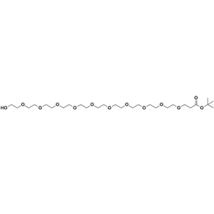 Hydroxy-PEG10-t-butyl ester,丙酸叔丁酯-十聚乙二醇