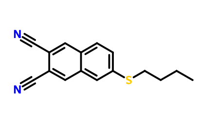 6-butylthio-2,3-dicyanonaphthalene,6-butylthio-2,3-dicyanonaphthalene