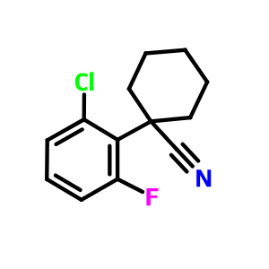 1-(2-氯-6-氟苯基)环己烷甲腈