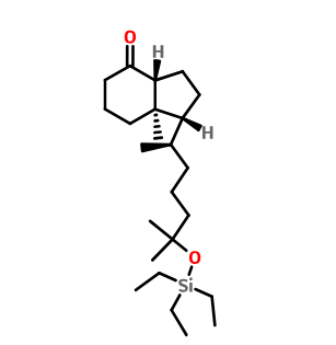 艾地骨化醇中间体CD环,4H-Inden-4-one, 1-[1,5-dimethyl-5-[(triethylsilyl)oxy]hexyl]octahydro-7a-methyl-, [1R-[1α(R*),3aβ,7aα]]-