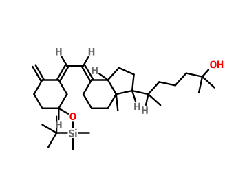 維生素D7雜質(zhì),6-(4-{2-[5-(tert-Butyl-dimethyl-silanyloxy)-2-methylene-cyclohexylidene]-ethylidene}-7a-methyl-octahydro-inden-1-yl)-2-methyl-heptan-2-ol