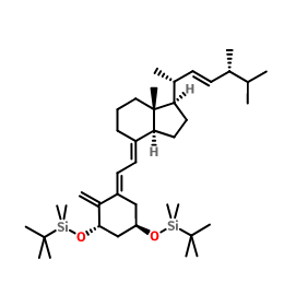 度骨化醇中間體,Silane, [[(1a,3b,5E,7E,22E)-9,10-secoergosta-5,7,10(19),22-tetraene-1,3-diyl]bis(oxy)]bis[(1,1-dimethylethyl)dimethyl- (9CI)