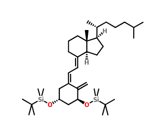 阿尔法骨化醇中间体,[[(1a,3b,5E,7E)-9,10-Secocholesta-5,7,10(19)-triene-1,3-diyl]bis(oxy)]bis[(1,1-dimethylethyl)dimethylsilane]