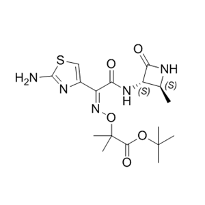 氨曲南雜質(zhì)24,tert-butyl 2-(((Z)-(1-(2-aminothiazol-4-yl)-2-(((2S,3S)-2-methyl-4- oxoazetidin-3-yl)amino)-2-oxoethylidene)amino)oxy)-2-methyl propanoate