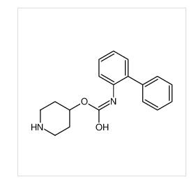 piperidin-4-yl N-(2-phenylphenyl)carbamate,piperidin-4-yl N-(2-phenylphenyl)carbamate