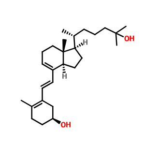 (6E)-9,10-裂胆甾-5(10),6,8-三烯-3β,25-二醇,(6E)-9,10-secocholesta-5(10),6,8-triene-3β,25-diol