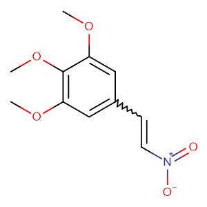 3,4,5-三甲基-beta-硝基苯乙烯,1-(3,4,5-TRIMETHOXYPHENYL)-2-NITROETHENE
