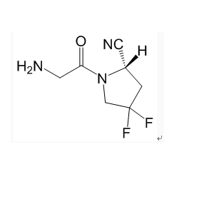 (S)-1-(2-aminoacetyl)-4,4-difluoropyrrolidine-2-carbonitrile