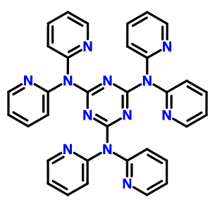 N2,N2,N4,N4,N6,N6-hexa(pyridin-2-yl)-1,3,5-triazine-2,4,6-triamine