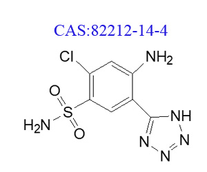 5-(2-氨基-4-氯-5-苯磺酰胺)-1H-四唑,4-Amino-2-chloro-5-(1H- tetrazol-5-yl)benzenesulfonamide