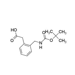 2-[2-[[(2-methylpropan-2-yl)oxycarbonylamino]methyl]phenyl]acetic acid