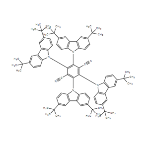 2，3，5，6-四(3,6-二叔丁基-9-咔唑基)-1，4-苯二腈,2,3,5,6-tetrakis(3,6-di-t-Butylcarbazol-9-yl)-1,4-dicyanobenzene