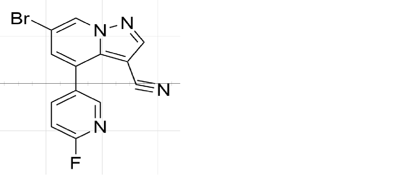 6-溴-4-(6-氟-3-吡啶)-吡唑并[1,5-a]吡啶-3-甲腈,Pyrazolo[1,?5-?a]?pyridine-?3-?carbonitrile, 6-?bromo-?4-?(6-?fluoro-?3-?pyridinyl)?