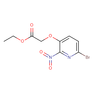 ethyl 2-(6-bromo-2-nitropyridin-3-yloxy)acetate,ethyl 2-(6-bromo-2-nitropyridin-3-yloxy)acetate