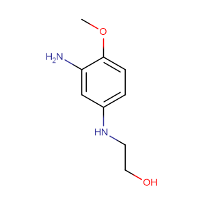 2-氨基-4-羟乙氨基茴香醚,2-[(3-amino-4-methoxyphenyl)amino]ethanol