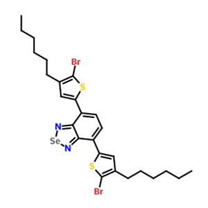 4,7-二(5-溴-4-已基噻吩-2-基)苯并[c][1,2,5]硒二唑