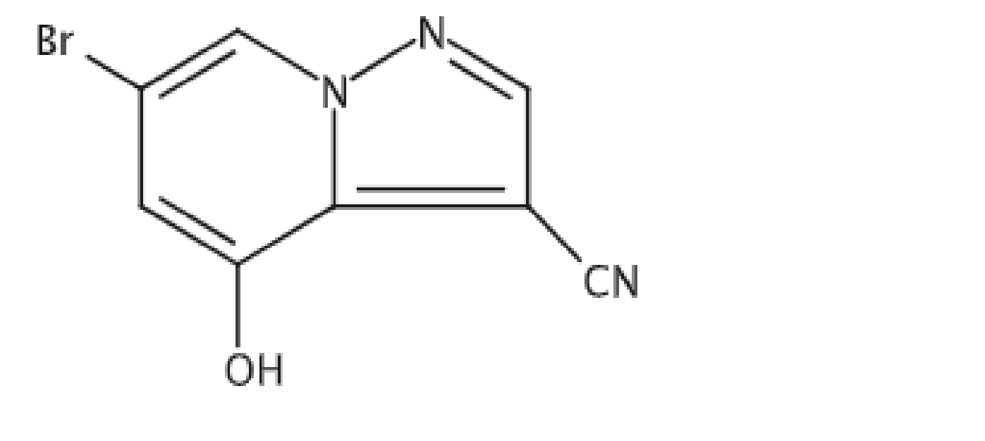 4-羟基-6-溴-吡唑并[1,5-a]吡啶-3-甲腈,6-Bromo-4-hydroxy-pyrazolo[1,5-a]pyridine-3-carbonitrile