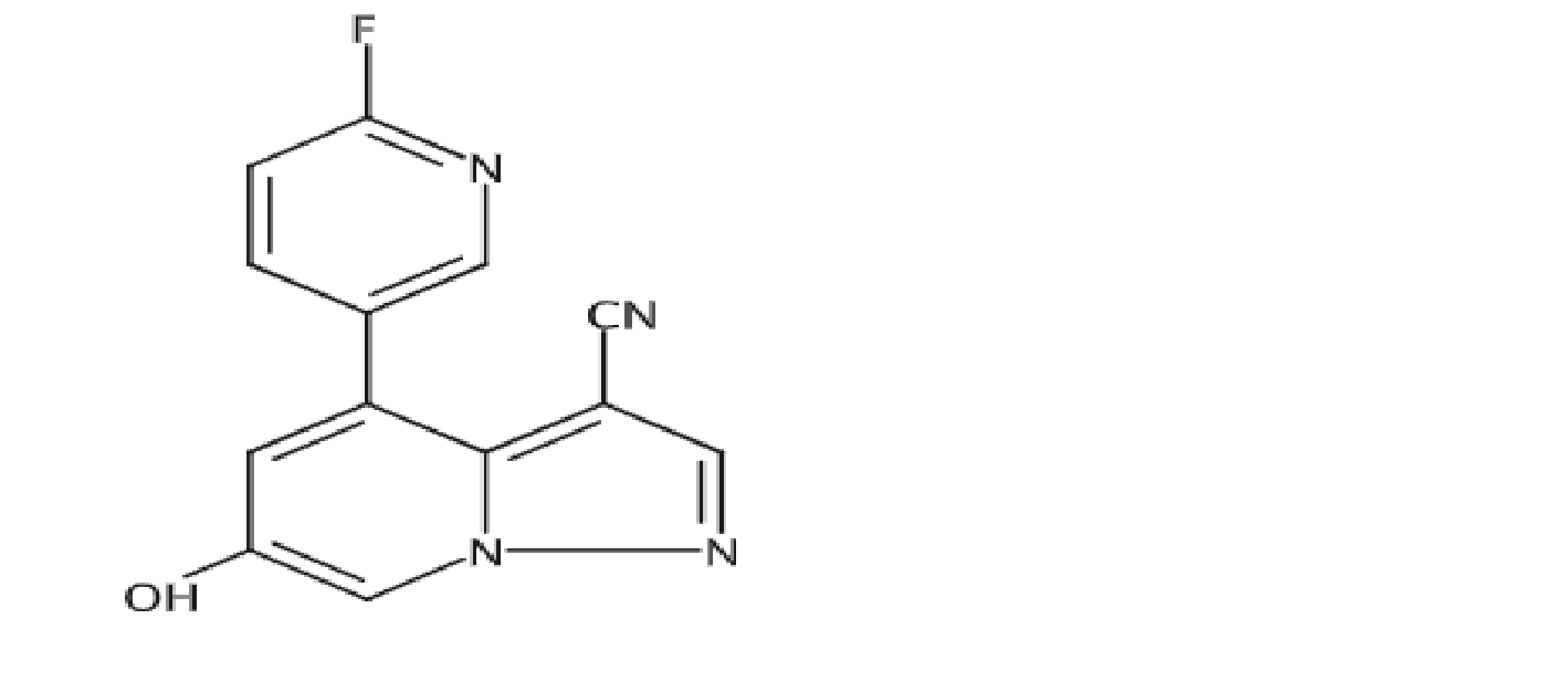 6-羟基-4-(6-氟-3-吡啶)-吡唑并[1,5-a]吡啶-3-甲腈,Pyrazolo[1,5-a]pyridine-3-carbonitrile, 4-(6-fluoro-3-pyridinyl)-6-hydroxy-