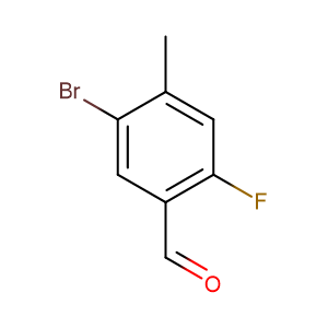 5-溴-2-氟-4-甲基苯甲醛,5-Bromo-2-fluoro-4-methylbenzaldehyde