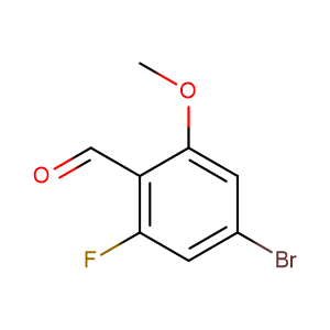 4-溴-2-氟-6-甲氧基苯甲醛,4-broMo-2-fluoro-6-Methoxybenzaldehyde