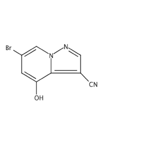 4-羟基-6-溴-吡唑并[1,5-a]吡啶-3-甲腈,6-Bromo-4-hydroxy-pyrazolo[1,5-a]pyridine-3-carbonitrile