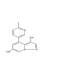 6-羟基-4-(6-氟-3-吡啶)-吡唑并[1,5-a]吡啶-3-甲腈