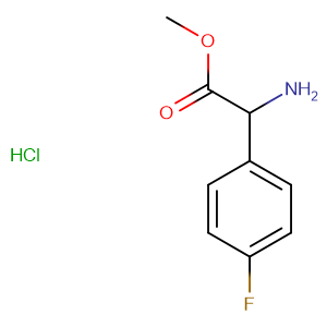 2-氨基-2-对氟苯基乙酸甲酯盐酸盐,Methyl 2-aMino-2-(4-fluorophenyl)acetate hydrochloride