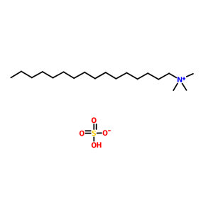 十六烷基三甲基硫酸氢铵,Cetyltrimethylammonium hydrogensulfate