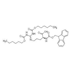 (2S)-5-[bis(hexoxycarbonylamino)methylideneamino]-2-(9H-fluoren-9-ylmethoxycarbonylamino)pentanoic acid