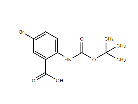 N-BOC-5-溴邻氨基苯甲酸,Benzoic acid, 5-bromo-2-[[(1,1-dimethylethoxy)carbonyl]amino]- (9CI)