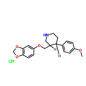 帕罗西汀杂质B,rac-trans-4-Desfluoro-4-methoxy Paroxetine Hydrochloride