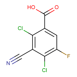 2,4-二氯-3-氰基-5-氟苯甲酸