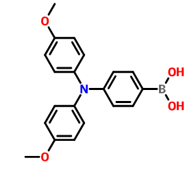 4,4'-二甲氧基-4''-硼酸三苯胺,{4-[bis(4-methoxyphenyl)amino]phenyl}boronic acid